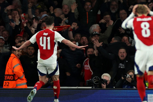 Arsenal Crush Real Madrid 3-0 in Champions League Quarterfinal First Leg